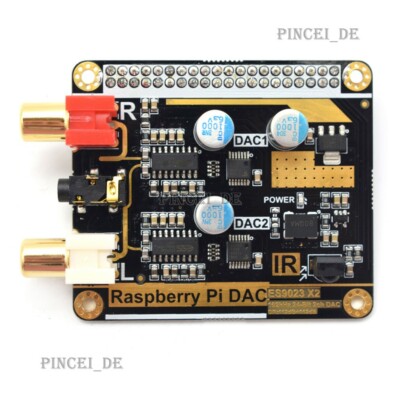 For Volumio Moode Raspberry Pi DAC Decoder Board 2CH DAC Hifi Dual Decoding 