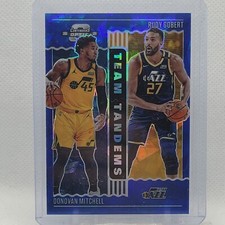 2020-21 Cont. Optic Donovan Mitche & Rudy Gobert Team Tandems Blue Cracked Ice