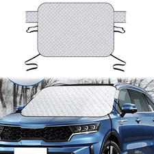 New 4 Layer Car Windshield Snow Cover Frost Ice Guard Front Winter For Hyundai
