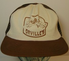 Vintage 1980s Orville Wright Aircraft Airplane SNAPBACK TRUCKER HAT MADE IN USA