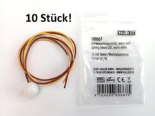 Faller 180667 - 10x LED Beleuchtungssockel warm weiß  NEU und OVP