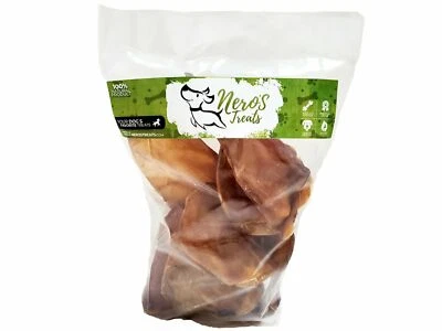 NERO'S TREATS Dog Bones Premium Pig Treats (10 Units) USA Quality! Healthy Treats