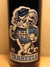 NORTH CAROLINA TARHEELS Coca Cola Bottle - Unopened Bottle - Start of M. Jordan