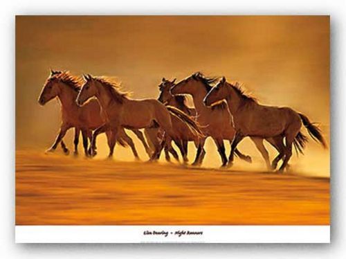 ART PRINT Night Runners by Lisa Dearing - Picture 1 of 1