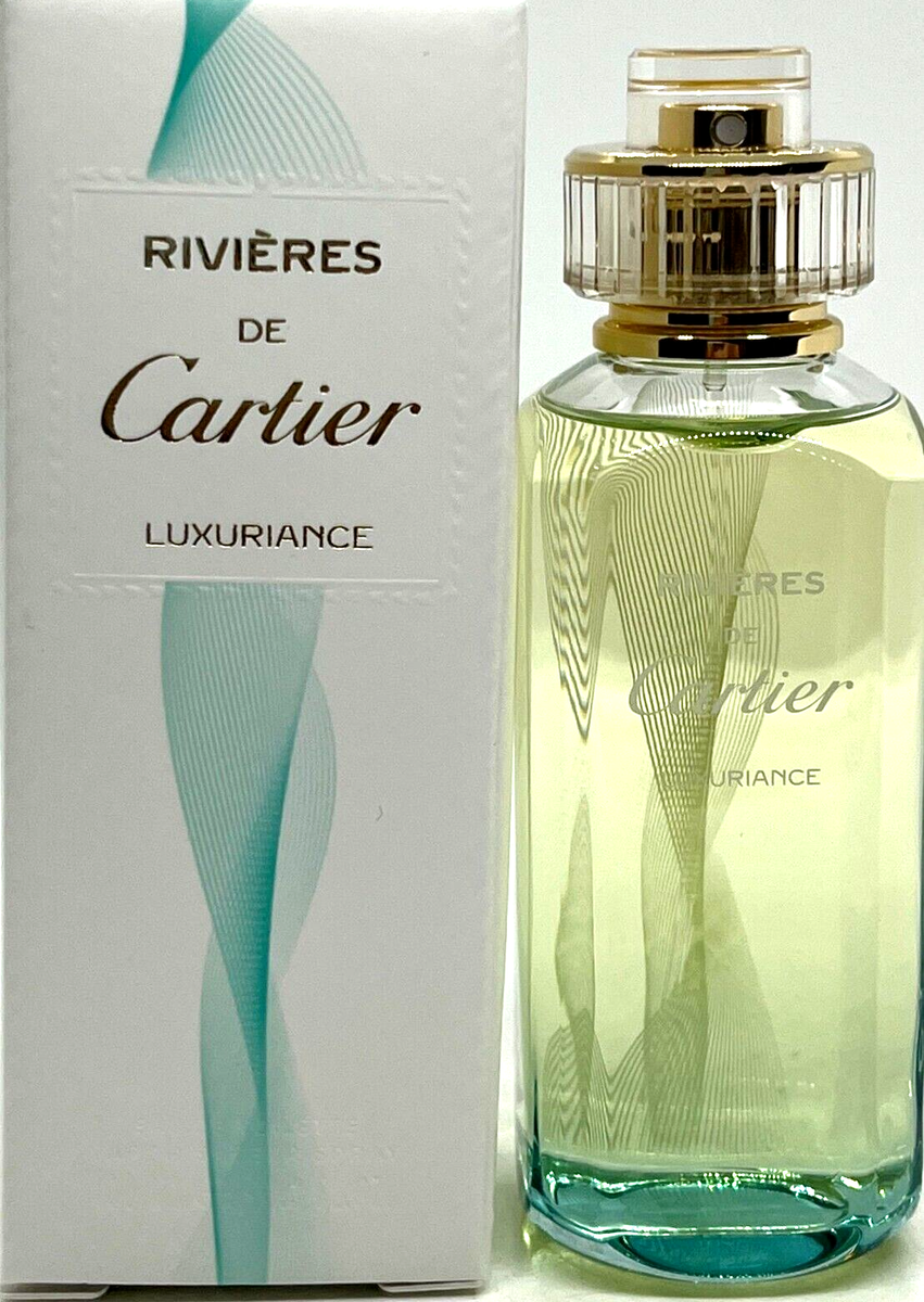 Cartier Rivières de Cartier 100ml CARTIER RIVIERES DE CARTIER LUXURIANCE EDT SPRAY UNISEX 3.3