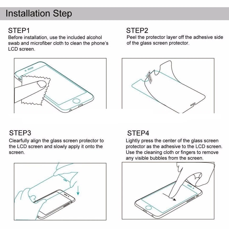 Película protectora de pantalla de vidrio templado 9H para Sony Xperia Z1 L39H C6903 Foto 4 de 4