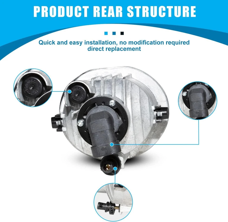 Luces antiniebla de conducción para Toyota Matrix/Pontiac Vibe 2003 2004 2005 2006 2007 2008 Foto 4 de 4