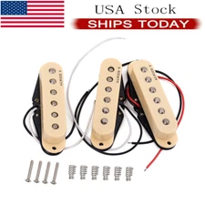 Single Coil SSS Alnico V Magnets Pickups High-output Wax Potted for Strat ST