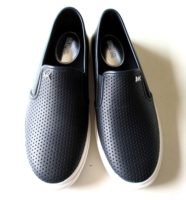 women's perforated slip on shoes
