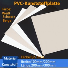 Płyta plastikowa Płyta PVC Zrób to sam Model Biały / Czarny Grubość 0,2 mm 0,3 mm 0,4 mm-5 mm