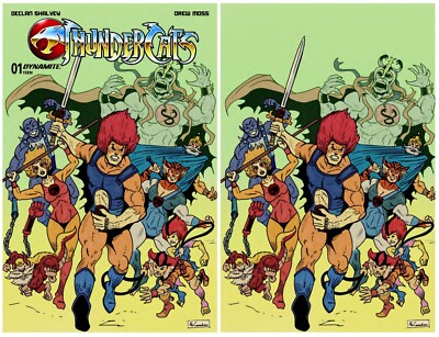 THUNDERCATS #1 ALEX CORMACK TRADE/VIRGIN VARIANT LIMITED TO 333 SETS W/COA