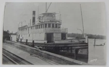 Steamship Steamer PLYMOUTH real photo postcard RPPC