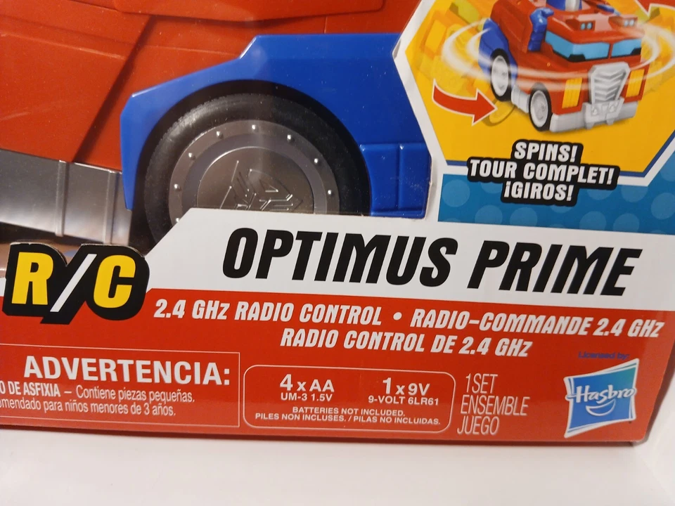 Transformers Remote Control Car R/C Optimus Prime Rescue Bots Academy NEW - Image 2 of 4