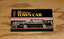 Original 1987 Lincoln Town Car Postcard 87