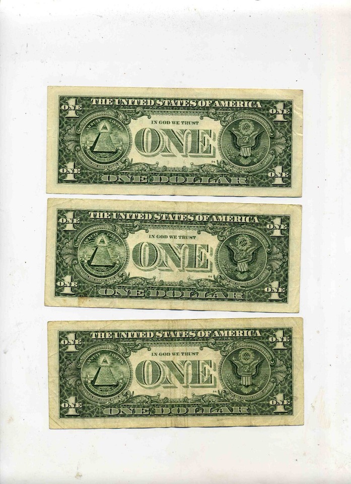3 bills with 2013 B - Star Note Dollar - duplicates | eBay