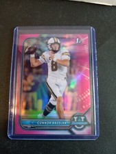 2021-22 Bowman University - Pink Refractor #84 Connor Bazelak (RC)