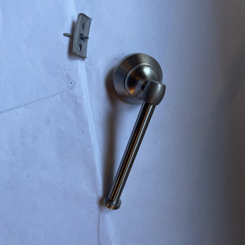 Brushed Nickel Toilet Paper Holder