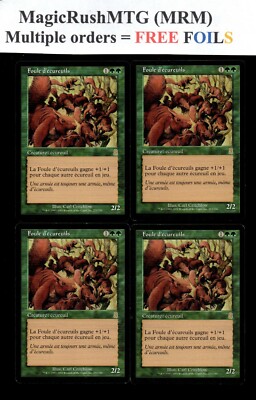MRM FR/VF 4x Foule d'�cureuils - Squirrel mob MTG magic ODY