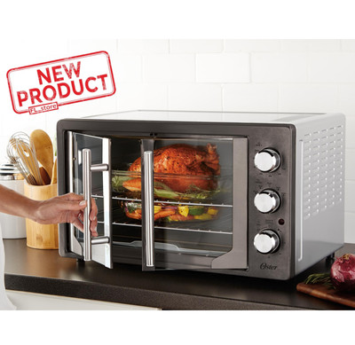 2 Door Convection Oven W Charcoal Large French Doors Racks
