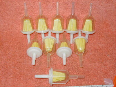 10-Pack Inline Gas & Oil Fuel Filters For Small Engines - Fits 1/4" And 5/16" Lines 3 thumbnail image