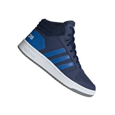 Shoes Universal Kids Adidas JR Hoops Mid 20 K EE6707 Blue,Navy blue | eBay