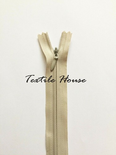 Invisible Zip Concealed Nylon Zipper Inch 20cm 25cm 28cm 40cm 45cm 50cm 60cm - Picture 6 of 28