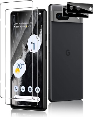 2X Schutzglas ( Display + Kamera ) für Google Pixel 7 Hartglas Full Screen 9H