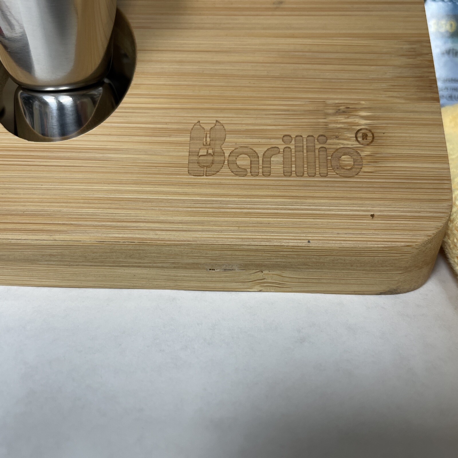 Barillio 10-Piece Mixology Bartender Kit w/ Bamboo Stand Silver Stainless Steel