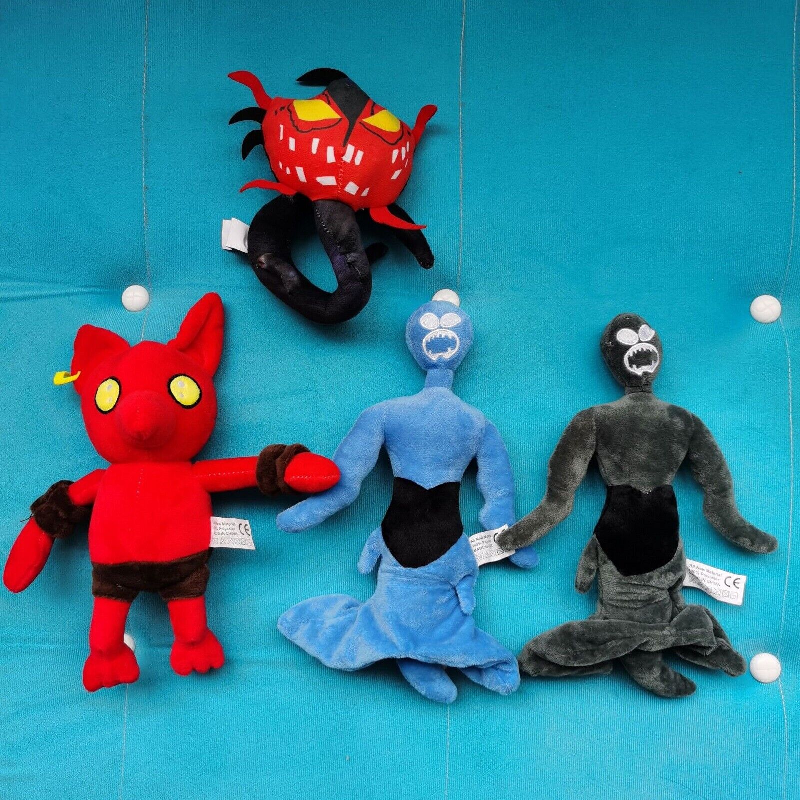 Doors Screech Plush Game Doll Green Jumbo Monster Soft Stuffed Animal  Children's Toys Gifts