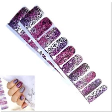 Jaysea Arts Nail Wraps Leopard Marble Animal Street Nails Polish Art Strips B4G1