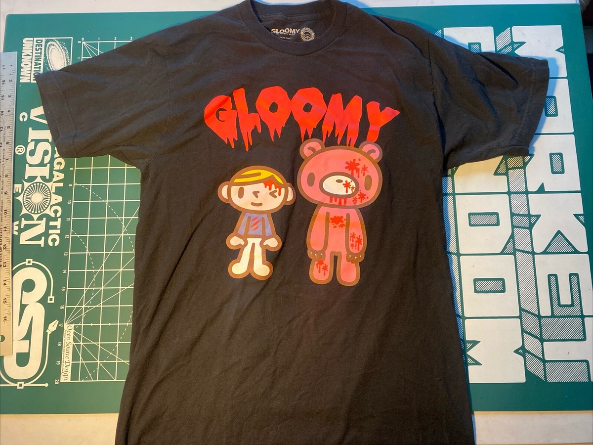 Gloomy Bear Officially Licensed T-Shirt Size M Front And Back