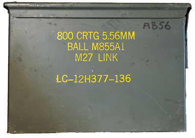 GRADE 1 FAT 50 CAL PA108 SAW BOX EMPTY AMMUNITION AMMO CAN