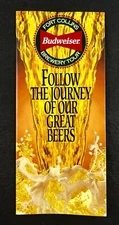 1993 Fort Collins CO Budweiser Brewery Tours Busch Vintage Travel Brochure