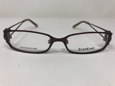 Bebe Eyeglasses Frame BRIGHTEN BB5025 TOPAZ 50-15-130 Brown Full Rim UL10
