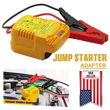 30A Jump Starter 11AWG Jumper Cables Charger Adapter for Dewalt 18V 20V Battery