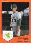 1989 ProCards Greensboro Hornets JERRY SPRADLIN RC REDS FULLERTON CA