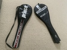 SQUASH RACKETS -PRINCE TT NANO -  BROWNING ESP110  - INC COVERS