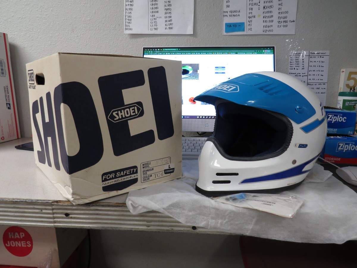 NOS Shoei Cosmic FX-1 Full Face Motorcycle Safety Helmet TC-6 Size