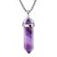thumbnail 35  - Natural Gemstone Necklace Chakra Stone Pendant Energy Healing Crystal with Chain