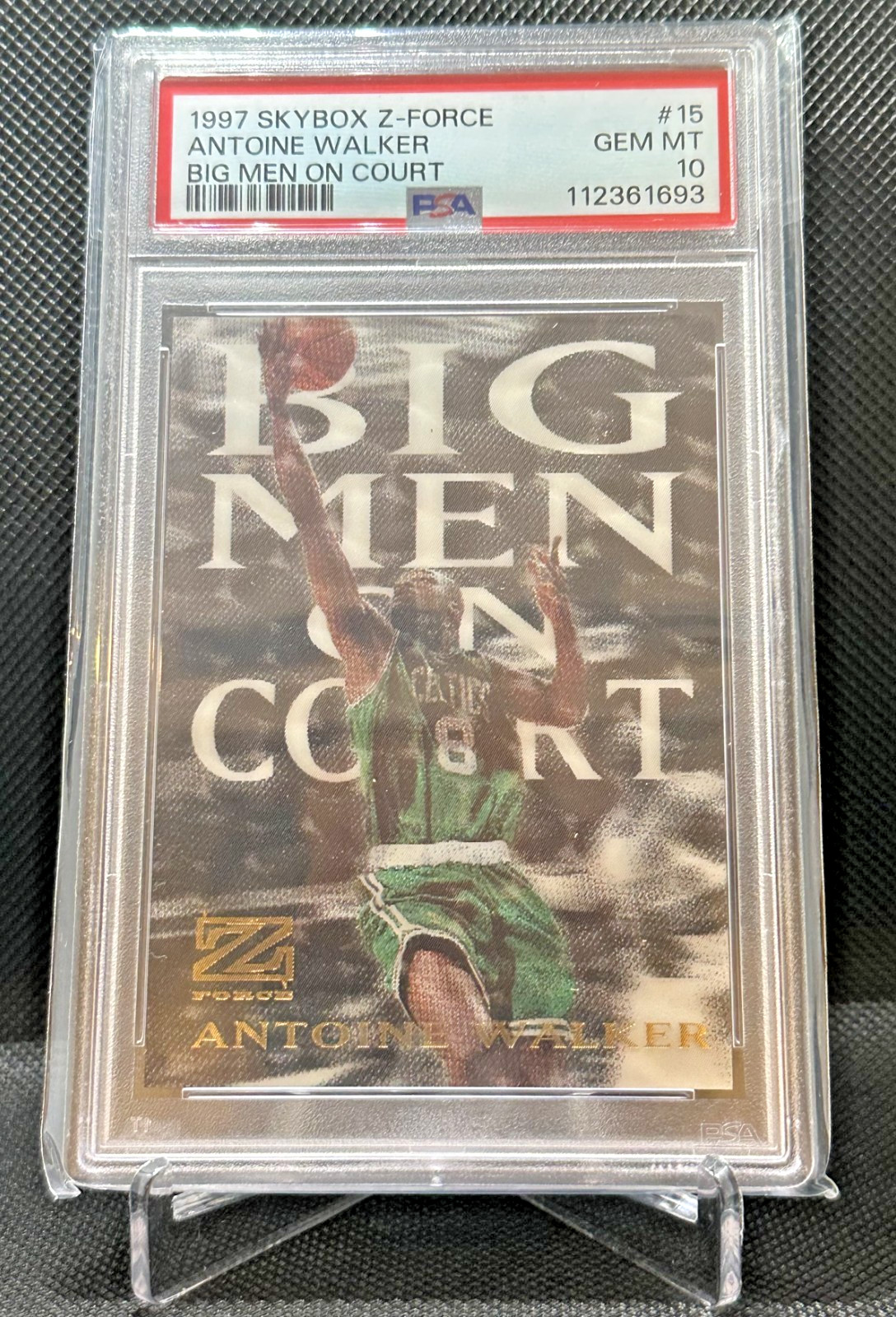 1997 Skybox Z-Force #15 Antoine Walker Big Men on Court PSA 10 Rare Pop 8