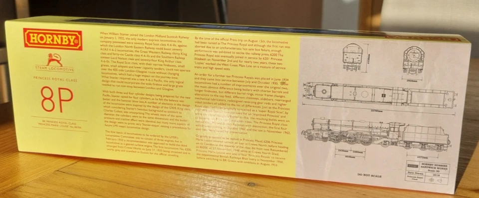 DCC Ready Hornby OO R3711 BR 46206 Princess Royal Class PRINCESS MARIE LOUISE - Image 4 of 4