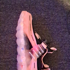 Kids Pink/Black Colorblock Low Top Dial Sneakers Lightweight US 13.5 Std