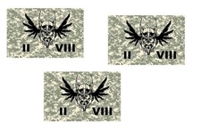 3 x Aufkleber US Navy Seals Team 8 Odin Auto Sticker KSK Wikinger Tier #einzeln