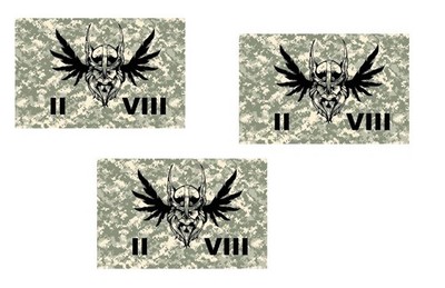 3 x Sticker US Navy Seals Team 8 Odin Car Sticker KSK Viking Animal #single