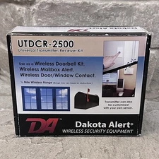 Dakota Alert UTDCR-2500 Transmitter Receiver Wireless Door/Window Security Kit