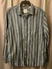Camisa vaquera Levi's para hombre atardecer con un bolsillo a rayas con botones talla X-grande