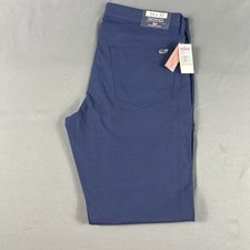 Vineyard Vines Golf Pants Performance 5-Pocket 34 x 32 Deep Bay Blue NWT
