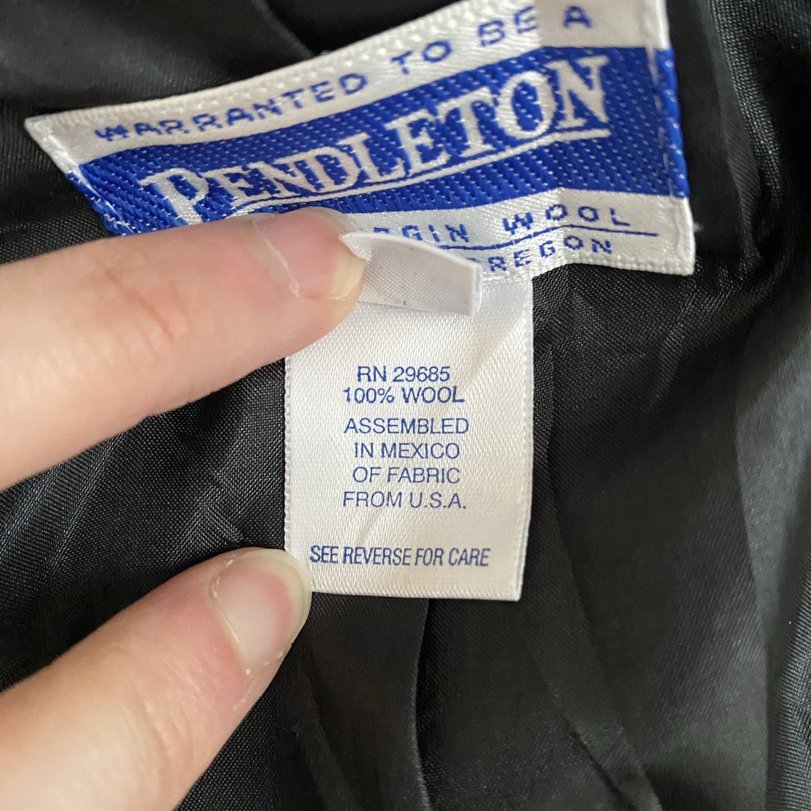 Pendleton Womens Navy Double Breasted Blazer Gold… - image 8