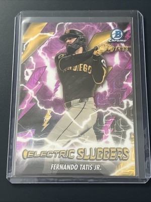 Fernando Tatis Jr 2026 Bowman Chrome - Electric Sluggers Pink Mojo /199