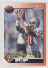 1991 Score Jerry Rice #380 HOF ou0
